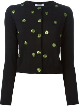 Moschino Boutique cropped button cardigan