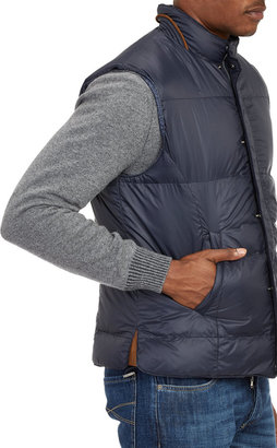 Fioroni Flannel-Lined Puffer Vest