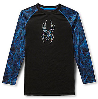 Spyder 8-20 Thatched-Print Tee