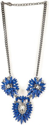 Morgan Necklace with beaded flower pendants