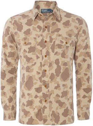 Polo Ralph Lauren Men's Military sahara desert camo print shirt