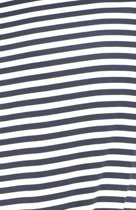 Foxcroft Mixed Stripe Cotton Shirt (Plus Size)