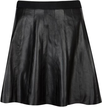 Ted Baker Qiana full leather panel skirt