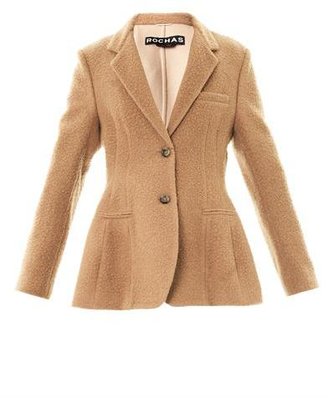 Rochas Textured single-breasted jacket