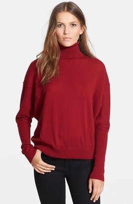 Autumn Cashmere Dolman Sleeve Cashmere Turtleneck Sweater