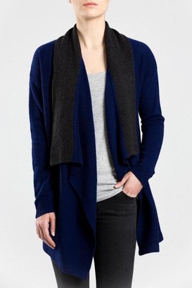 White + Warren Cashmere Double-Faced Cardigan