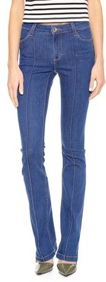 Alice + Olivia High Waisted Boot Cut Jeans