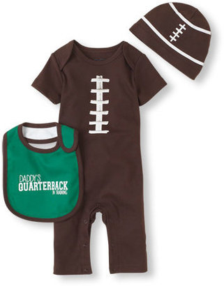 Children's Place Football coverall 3-piece set