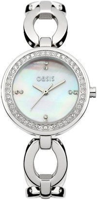 Oasis Silver Tone Bracelet Ladies Watch