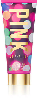 Victoria's Secret PINK NEW!Oh What Fun 2-in-1 Wash & Body Scrub