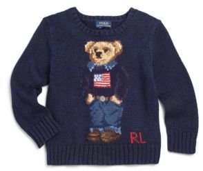 Ralph Lauren Toddler's & Little Boy's Bear Sweater
