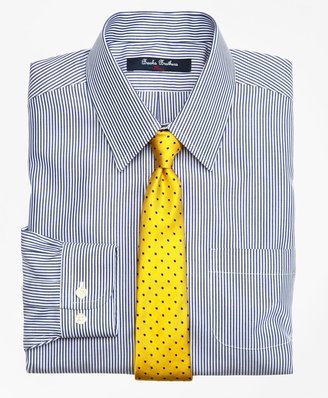 Brooks Brothers Boys Non-Iron Supima Cotton Broadcloth Candy Stripe Dress Shirt