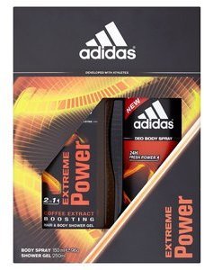 adidas Extreme Power Body Spray & Shower Gel Gift Set
