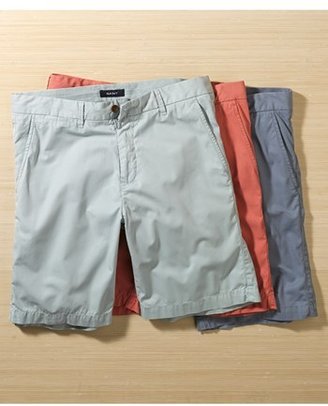 Gant 'P.N.' Washed Cotton Twill Shorts