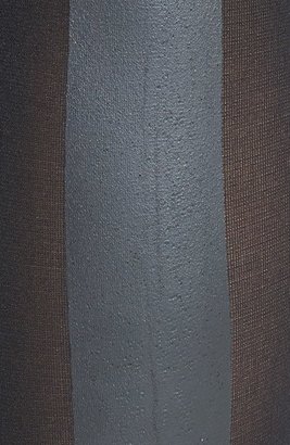 Kensie Faux Leather Tuxedo Stripe Tights