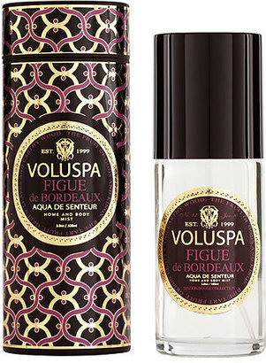 Voluspa Maison Rouge Collection, Aqua de Senteur Room and Body Mist, Figue de Bordeaux 3.8 oz (112 ml)