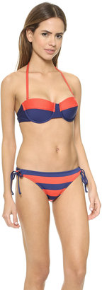 Splendid Sunblock Solids Underwire Bikini Top