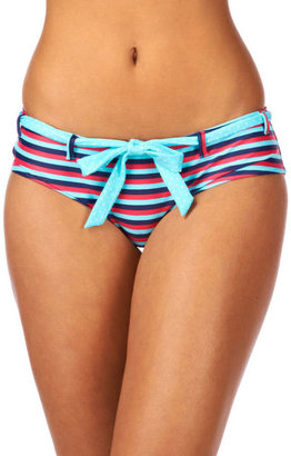 Roxy Women's Regular Stripe Baja Shorty Bikini Bottom