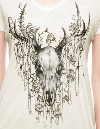True Religion Antlers Relaxed Womens T-Shirt