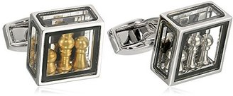 Tateossian Men's "Pandora's Box" Miniature Chess Cufflinks