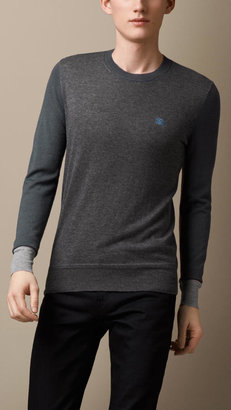 Burberry Colour Block Cashmere Sweater