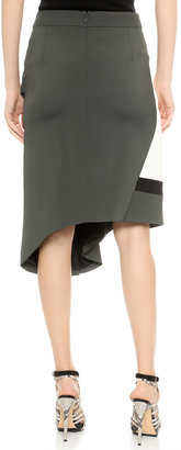 J. Mendel Drape Front Skirt
