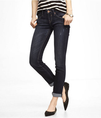 Express Low Rise Rolled Ankle Skinny Jean