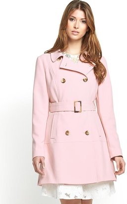 South Double Breasted Trench Skirt Coat