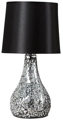 George Home Small Silver Mosaic Table Lamp