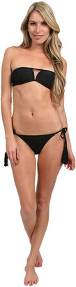 Thayer Bandeau Top and Tassel Bottom in Black