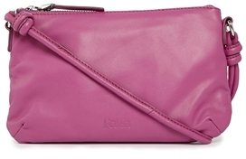 Faith Leather Crossbody Bag - Purple