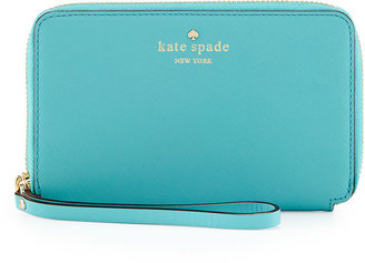 Kate Spade Cherry Lane Laurie Wristlet Wallet, Tropic Blue