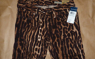 Ralph Lauren NWT POLO Girls Leopard Cropped Skinny Jean/pants Sz 7 8 10 12 14 16