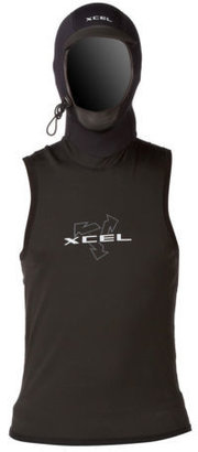 Xcel Hooded Polypro 2mm Sleeveless Thermal  Mens  Rashvest - Black