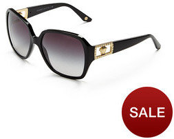 Versace Oversized Sunglasses - Black