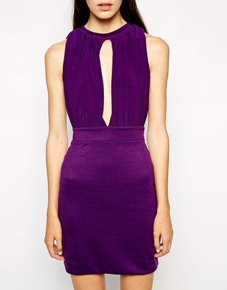 Caprice Hedonia Pencil Dress with Slash Front