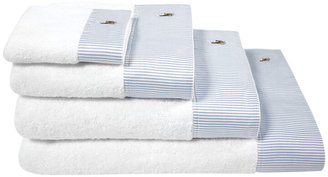 Ralph Lauren Home Oxford Towel - Blue - Bath Towel