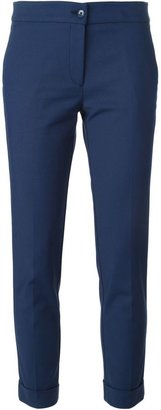 Etro cropped slim fit trousers