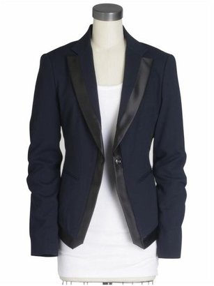 BCBGMAXAZRIA Mitra Single Button Tuxedo Jacket