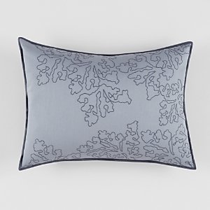 Vera Wang Botanical Stitched Seaweed Decorative Pillow, 12 x 16