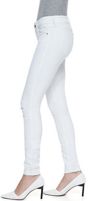 Sold Denim Soho Super Skinny Distressed Jeans, White (Stylist Pick!)