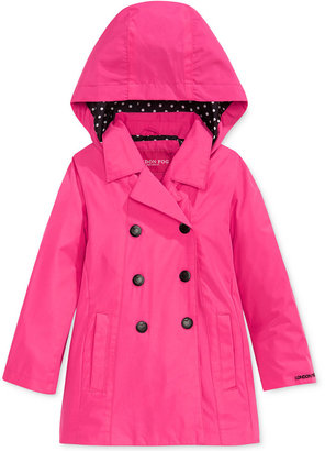 London Fog Little Girls' or Toddler Girls' Trench Coat