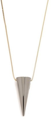 Magid Sarah Large Metal Cone Pendant Necklace