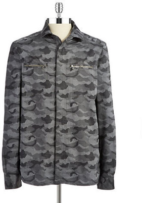Kenneth Cole New York Camouflage Button-Down Shirt