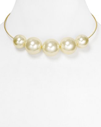Kenneth Jay Lane Faux-Pearl Collar Necklace, 16"