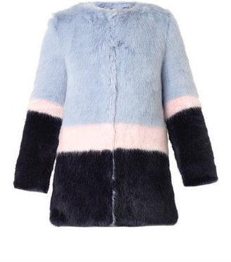 SHRIMPS Mabel faux-fur coat
