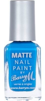 River Island Malibu blue Barry M matte nail polish
