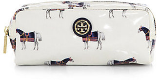 Tory Burch Horse-Patterned Cosmetic Case