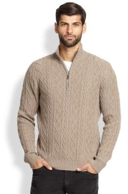 Saks Fifth Avenue Cashmere Cable Knit Sweater
