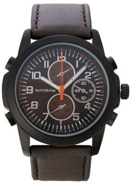 Mantaray Men's brown mock multi dial watch